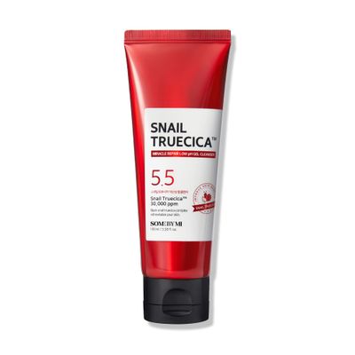SOME BY MI Snail Truecica Miracle Repair Low pH Gel Cleanser - 3.38Oz, 100ml - Made from Snail Mucin for Sensitive Skin - Daily Face Wash for Deep Cleansing and Skin Moisturizing - Korean Skin Care