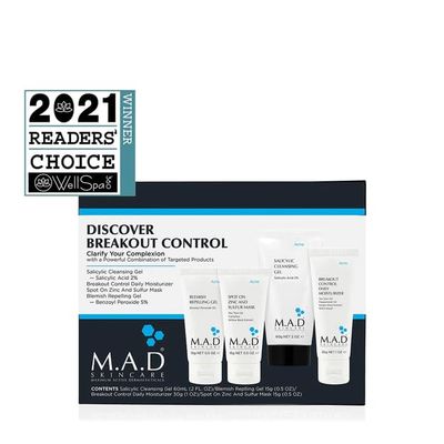 M.A.D Skincare Discover Breakout Control Acne Travel System Set