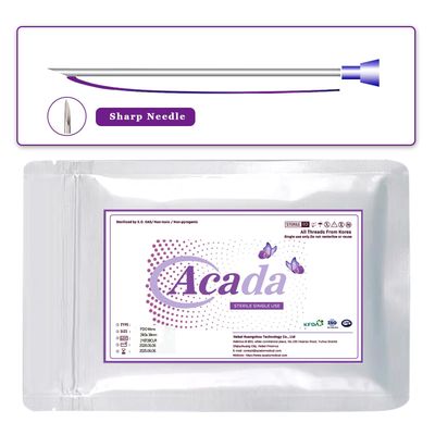 PHYMAT ACADA Pdo Threads for Face Lift Mono Threads for Face 30G25mm Pdo Smooth Threads for Face, Thread Lift, Production of Collagen 40Pcs