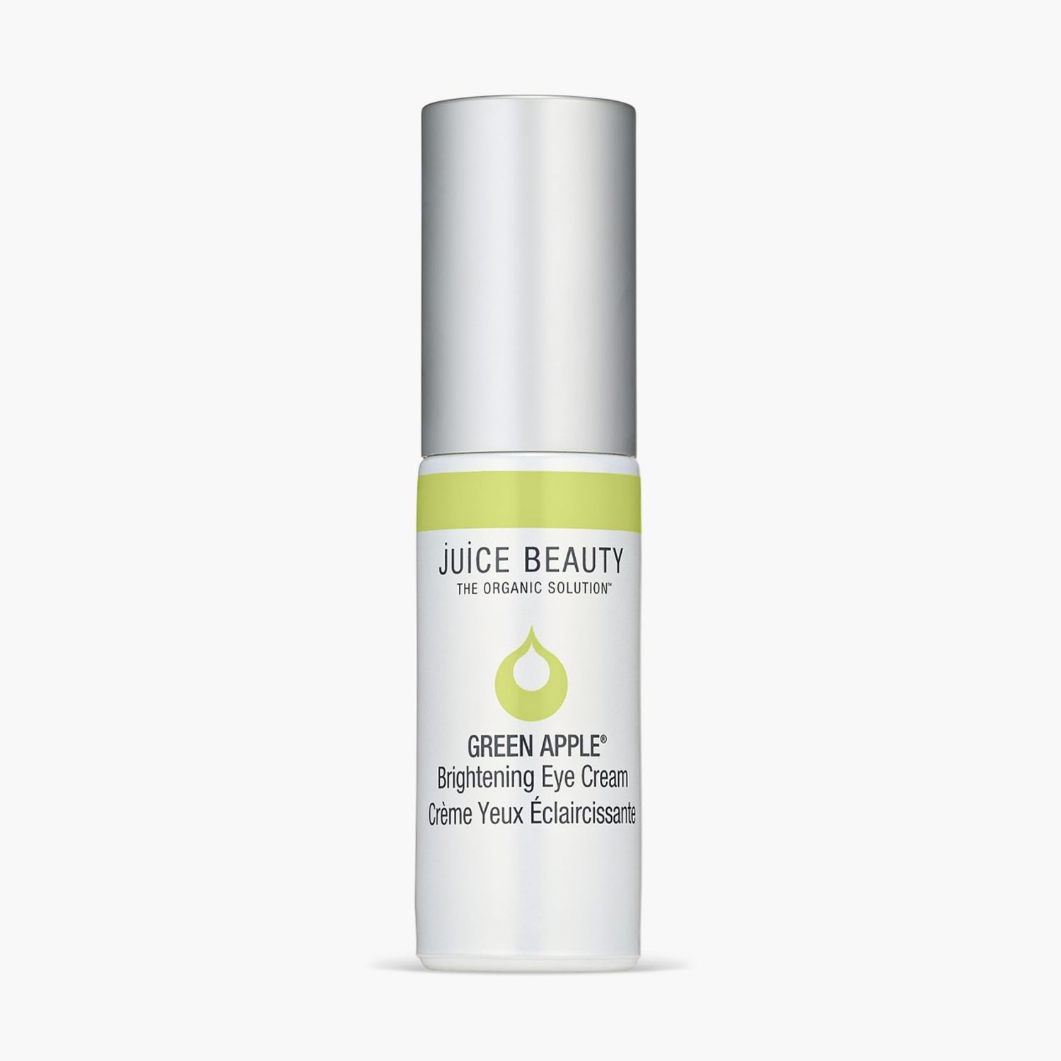 Juice Beauty Green Apple Brightening Eye Cream - 15 mL - Reduces Look of Dark Circles + Discoloration - Vegan, Cruelty Free
