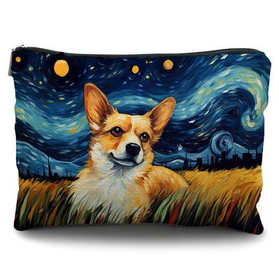 Likjad corgi gifts for corgi loverscorgi makeup bag Cosmetic Bagcorgi gifts for womencorgi valentinescorgi Makeup Travel Toiletry Bag