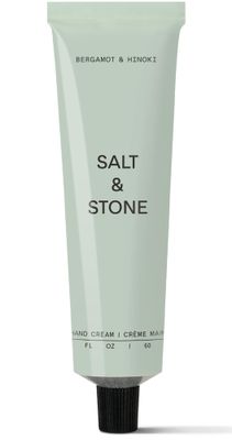 Salt &amp; Stone Hand Cream for Women &amp; Men | Bergamot &amp; Hinoki | Hydrates, Nourishes &amp; Softens Skin | Restores Dry Cracked Hands | Fast-Absorbing | Cruelty-Free &amp; Vegan (2 fl oz)