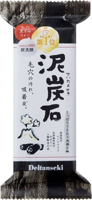Pelican Deitanseki Soap Charcoal Face Soap 150g Facial Skin Care Products