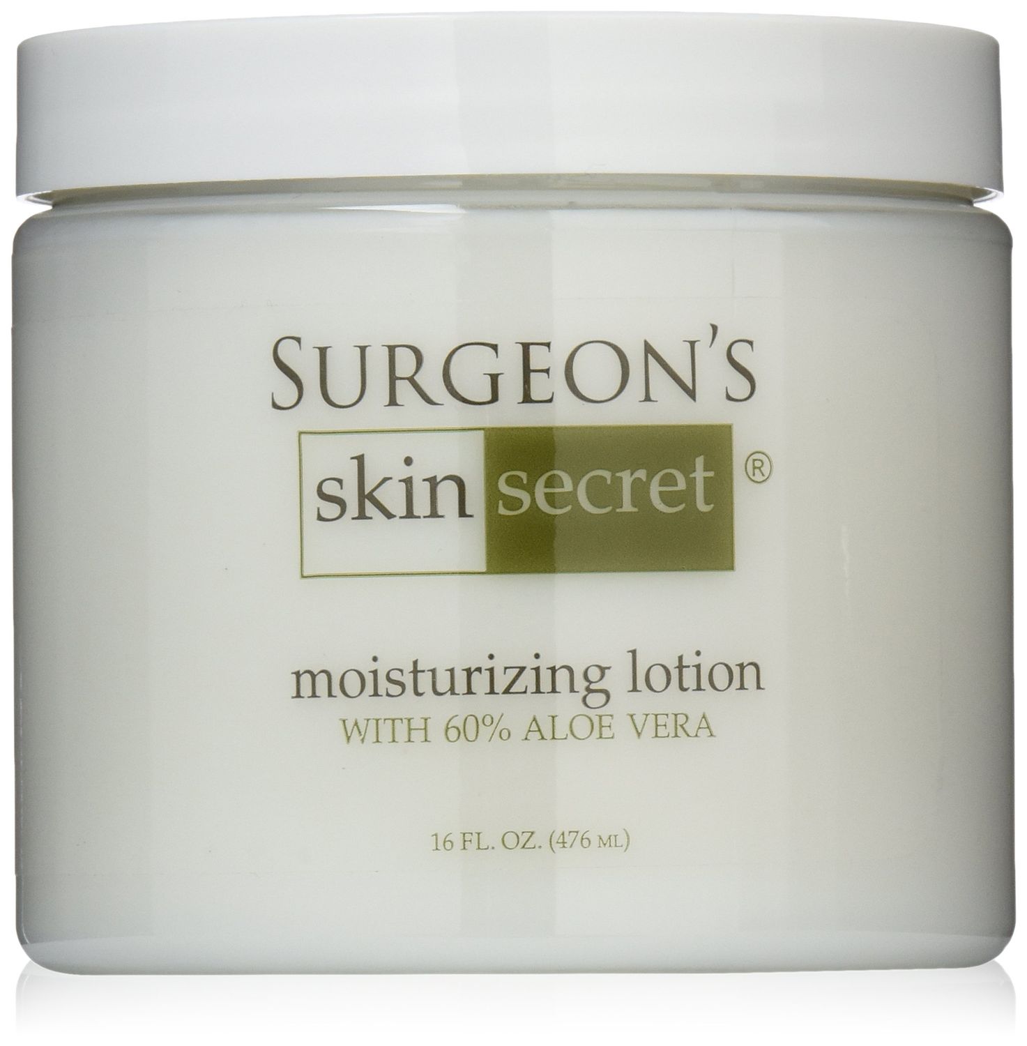 Surgeon&#39;s Skin Secret Moisturizing Lotion With 60% Aloe 16fl.oz.