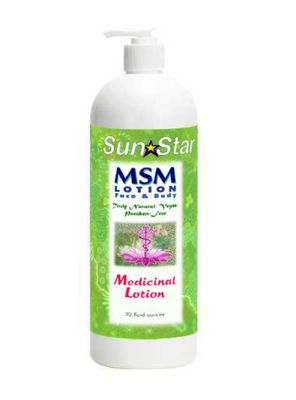 MSM Face &amp; Body Lotion with Tea Tree Oil Medicinal Lotion