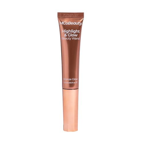 MCoBeauty Highlight &amp; Glow Beauty Wand, Bronze Glow, Luminous Highlight for Radiance Skin, Vegan, Cruelty Free Cosmetics