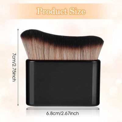 Self Tan Brush Soft Body Makeup Brush Portable Self Tanning Brush Self Tanner Face Brush For Body &amp; Leg MakeupBlack