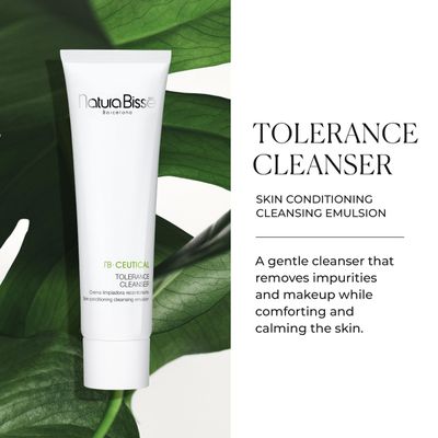 Natura Biss NB Ceutical Tolerance Cleanser, Skin Conditioning Cleansing Emulsion, Cleanses, Comforts & Soothes, For Delicate & Sensitive Skin, 5.3 Oz