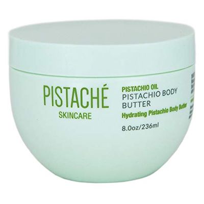 Pistach Skincare Pistachio Oil Whipped Body Butter Cream Moisturizer (a.k.a The Boyfriend Body Butter) + Hydrates Dry Skin and Nourishes + Vitamin E + Antioxidant Protection, 8.0 oz