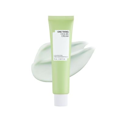 ONE THING Cica B5 Moisturizing Cream (2.36 fl.oz / 70ml), Korean Skincare, Ultimate Hydration and Barrier Strengthening for Sensitive Skin, Non-Greasy, Redness Relief