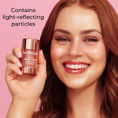 MCoBeauty 3-in-1 Super Glow Face &amp; Body Oil Stick, Bronze, Long Wearing and Non-Sticky, Vegan, Cruelty Free Cosmetics