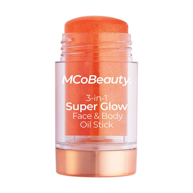 MCoBeauty 3-in-1 Super Glow Face &amp; Body Oil Stick, Bronze, Long Wearing and Non-Sticky, Vegan, Cruelty Free Cosmetics