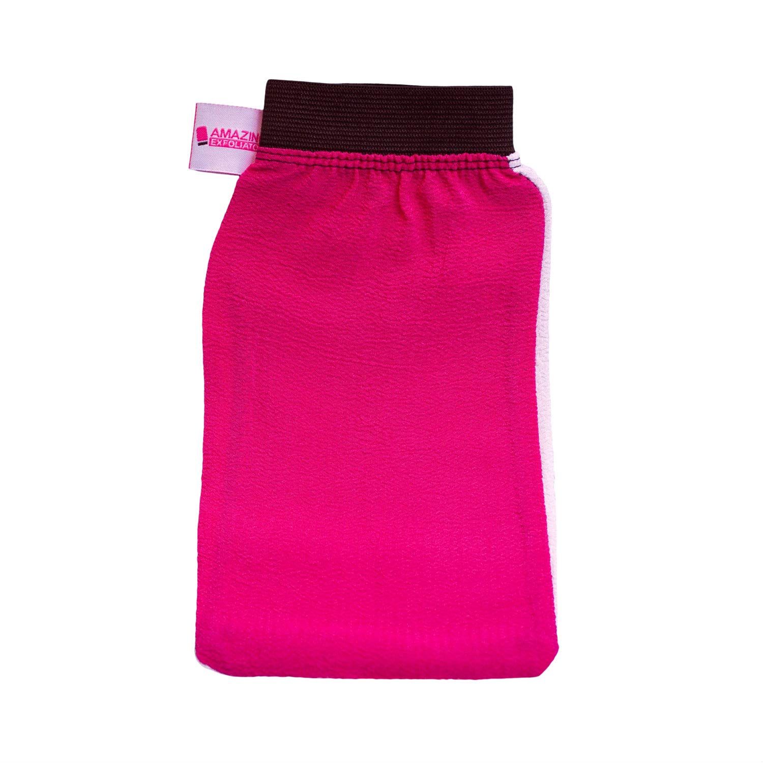 Tan Eraser Self Tan Remover Amazing Exfoliator Deep Exfoliating Scrub Mitt Body Scrubber Glove | Effortlessly Peels Away Dead Skin Cells | Double Sided Viscose Rayon For Light And Strong Exfoliation