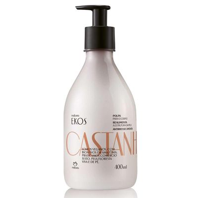 natura - Linha Ekos (Castanha) - Polpa Hidratante Corporal 400 Ml - (Ekos (Brazilian Nut) Collection - Body Moisturizing Pulp 13.52 Fl Oz)