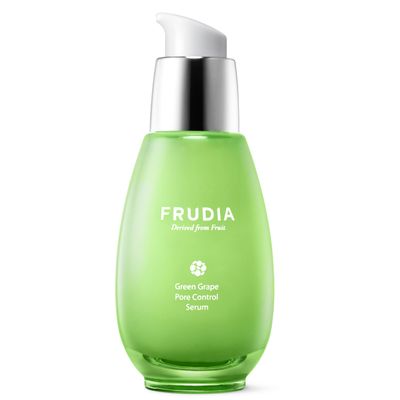 WELCOS FRUDIA Green Grape Pore Control Serum | Pore Minimizer Serum w/GG Extract, Tannin Pore Complex &amp; Anti Sebum P | Korean Skin Care Serum for Sensitive Skin | Hydrating Serum (1.68 fl oz)