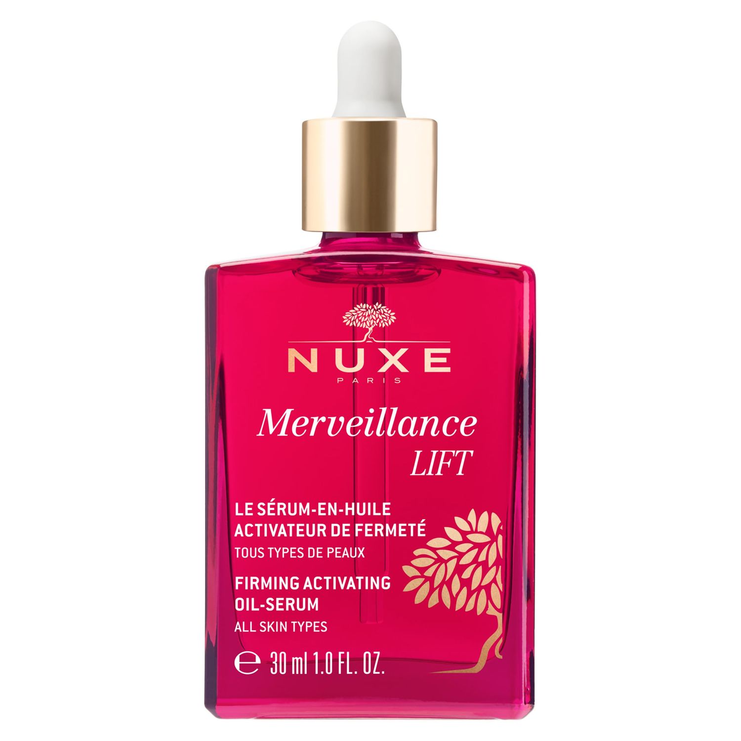 NUXE Merveillance Lift And Smooth Serum - Face Care For a Visibly More Youthful Skin, 1 Fl Oz