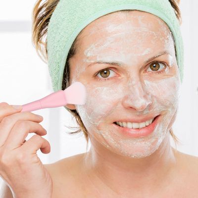 Ouligay 2PCS Silicone Face Mask Brush Applicator Soft Face Mask Applicator Face Mask Spatula Facial Mask Brush Skincare Applicator for Mud, Clay