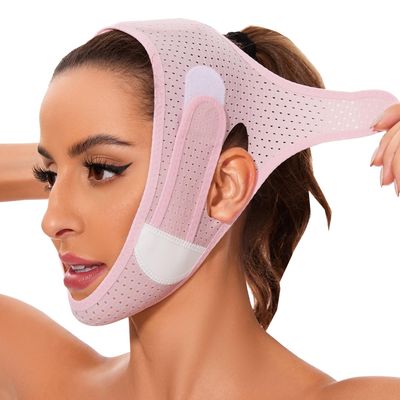 V-Line Mask Chin Strap Eliminator Remover Prevent Sagging V Shaped Face Belt for Sleeping Women Jaw Exerciser
