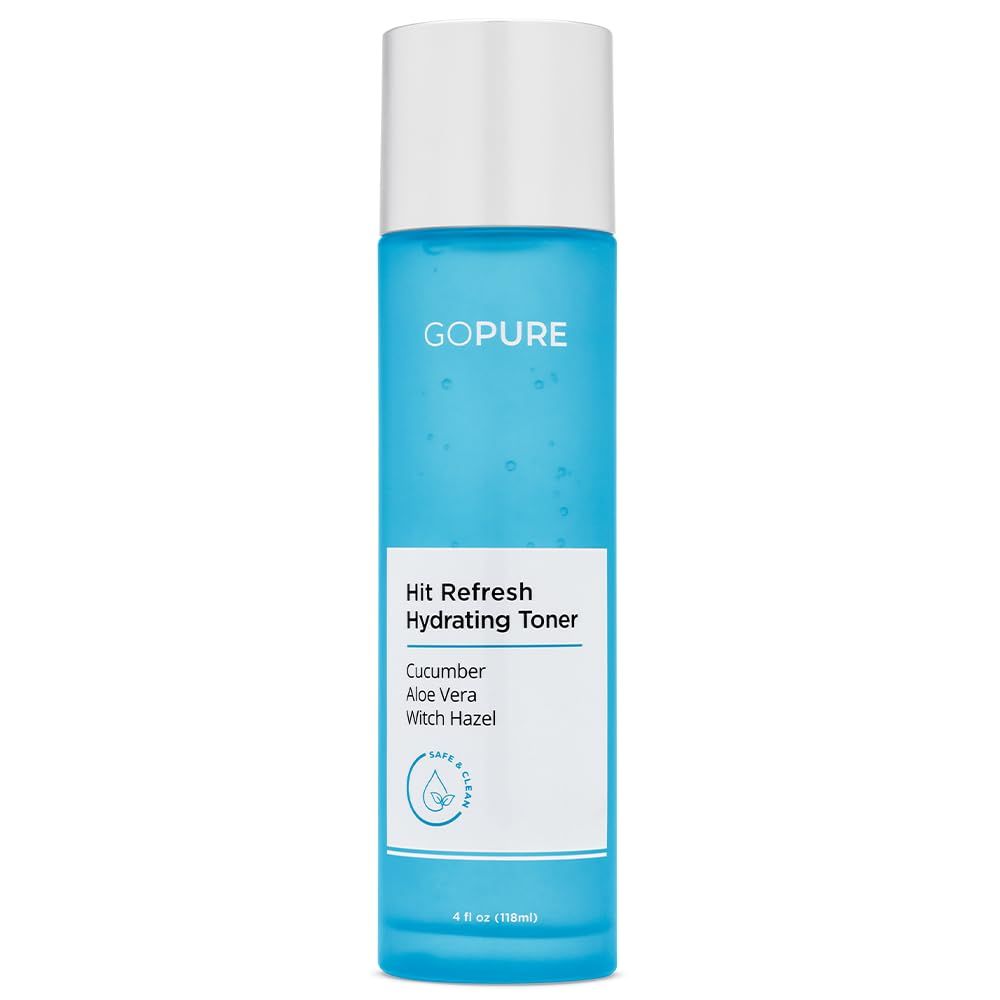 Hit Refresh Hydrating Toner - Routine Prep Step, Visibly hydrates, Supports a Balanced pH, visibly clarifies pores, removes Excess Oil &amp; impurities, Great for All Skin Types