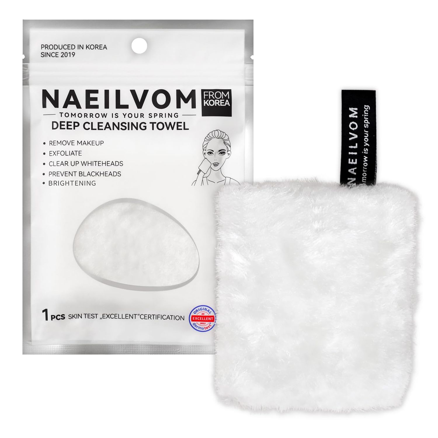 NAEILVOM&#39;s Eco-Friendly Soft Exfoliating Glove - Scrubber &amp; Skin Exfoliator - Dead Skin Remover for Keratosis Pilaris - Sun Cream Remover - Face &amp; Body Skincare Tool - No Scrub Cream Needed