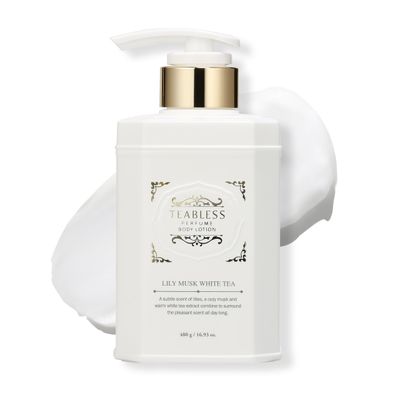 TEABLESS Lily Musk White Tea Perfumed Body Lotion, Daily Moisturizer, Body Lotion For Dry Skin &amp; Sensitive Skin, Non-Greasy, Slow Aging, Floral Musk Scent, Korean Skin Care