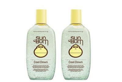 Sun Bum Cool Down pwvLv Hydrating After Sun, 8 oz - After Sun Gel (2 Pack)