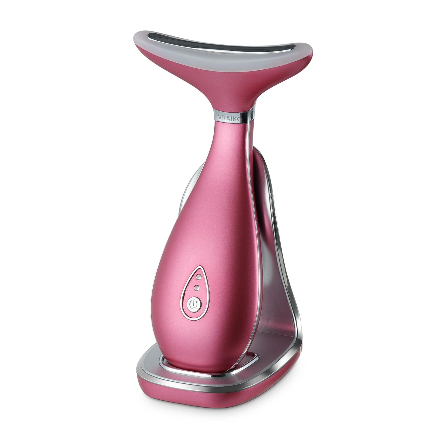 VRAIKO Lily Neck Face Massager, Face Sculpting Tool, 3-in-1 Facial Device with Thermal, Triple Action Care, for Enhanced Absorption Radiance Contouring Elasticity and Lymphatic Drainage (With Stand)