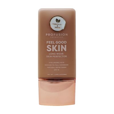 Profusion Cosmetics Lightweight Liquid Foundation for a Flawless and Elegant Radiance, Breathable Makeup for Improves Uneven Skin Tone, Cruelty-Free - Deep 1