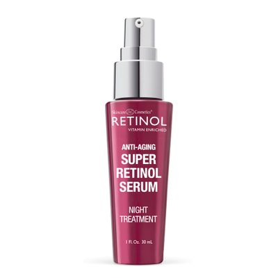 Retinol 6X Super Retinol Serum - Unique, Intensive Formula Accelerates Skin Renewal While You Sleep - Targets Fine Lines, Wrinkles, Dark Spots, Pores &amp; Blemishes to Restore Beautiful, Glowing Skin