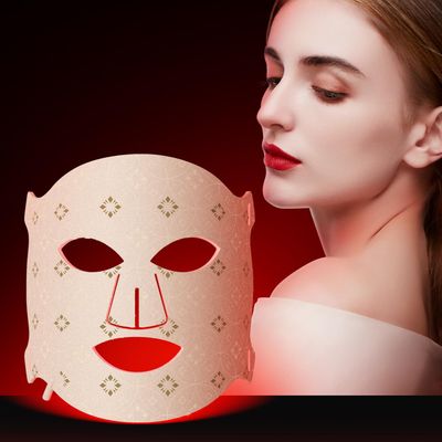 LED Face Mask Light Therapy with Red, Red+Near-Infrared &amp; Blue Light Therapy for Facial Skincare Device Facemask - Youthful Radiant Skin with Reduced Wrinkles, Fine Lines