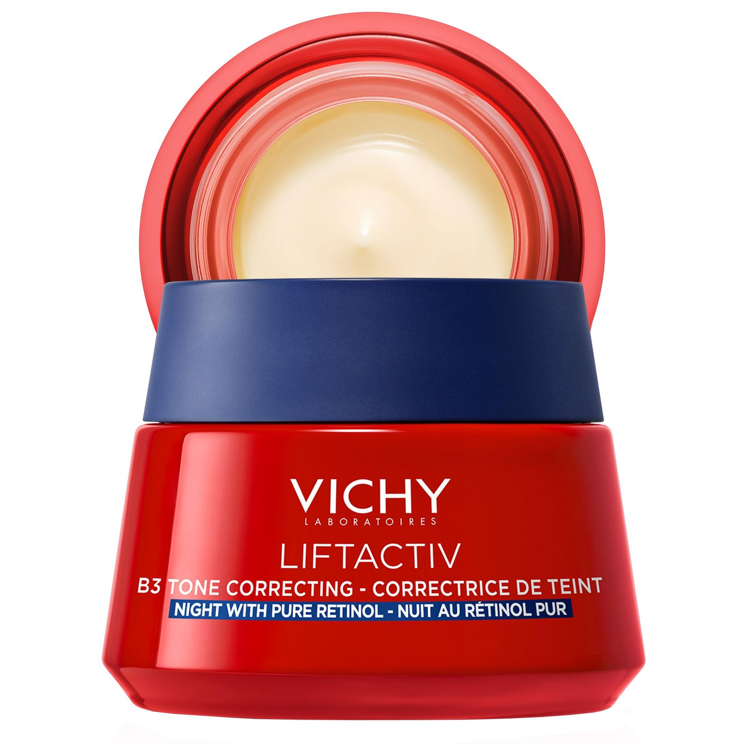 Vichy Liftactiv B3 Tone Correcting Night Cream, 4% Niacinamide + 0.15% Pure Retinol, Anti Aging Face Cream Evens Skin Tone, Fade Dark Spots &amp; Smooth Wrinkles, Formula Minimizes Risk Of Irritation