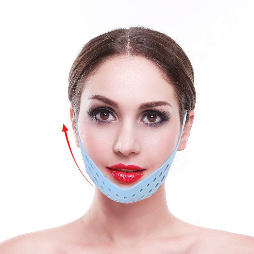 Reusable V Line Mask, V Shaped Slimming Face Mask, V Line Mask, Reducer and Anti Wrinkle Face Health Care Face Belt Bandage