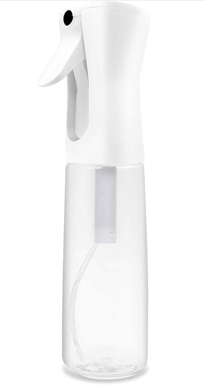 Ultra Fine Continuous Mist Water Spray Bottle Hairstyling, Cleaning, Plants Misting and Skin Care. 10oz. Bottle (10 Ounces)