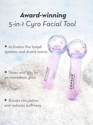 SONAGE Baby Frioz Facial Ice Globes: Cryotherapy Tool for Cooling Facial Massage | Puffiness &amp; Redness Relief
