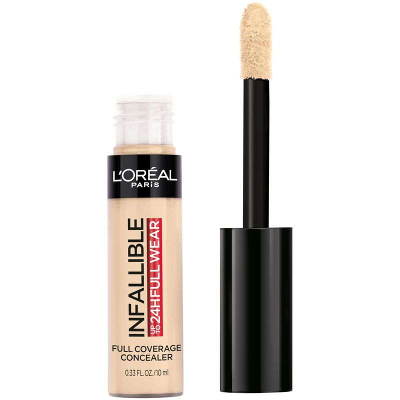 L&#39;Oreal Paris Makeup Infallible Full Wear Waterproof Matte Concealer, Full Coverage, Ivory, 0.33 fl. oz.