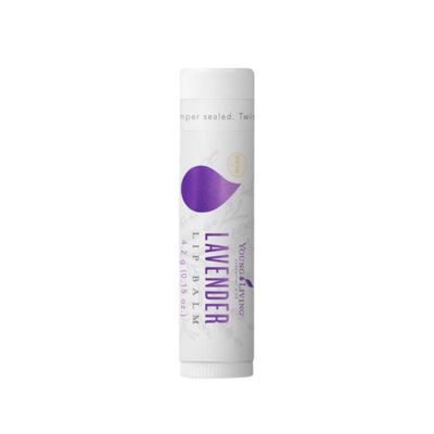 Young Living Lavender Lip Balm - 0.15 oz - Essential Oils, Soothes Dry Lips, Hydrates &amp; Softens, Natural Lip Care Hydrating Lip Treatment, Moisturizing Lip Balm