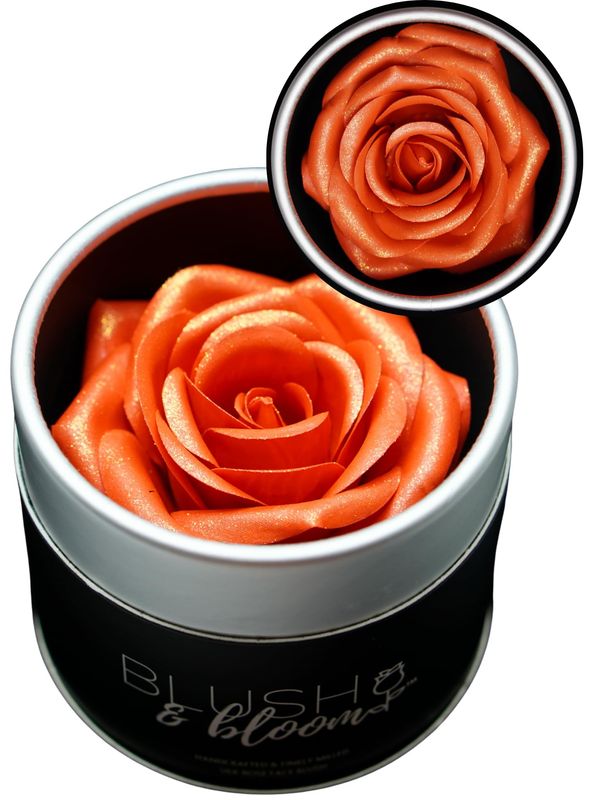 Radiant Roses GEM IN EYE Blush &amp; Bloom Classic Edition | Experience Fierce Elegance with 3d Silk Rose Blush-On Powder | Glamour | Highlight Face