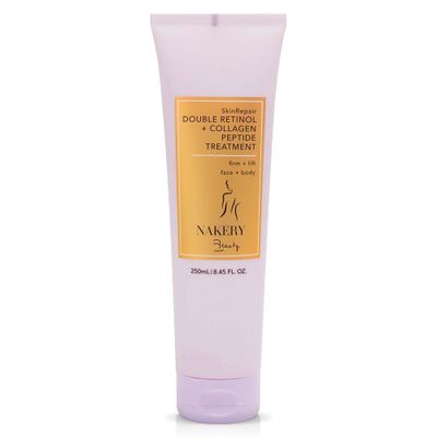 Nakery Beauty Retinol Cream - Retinol and Collagen Face Cream - Collagen Face Cream for All Skin Types - Collagen Retinol Hyaluronic Acid Cream for Wrinkles - Day &amp; Night Cream for Women Anti Aging