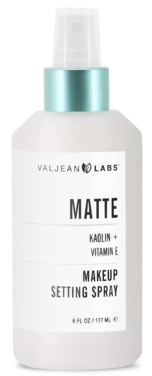 Valjean Labs Matte Makeup Setting Spray | Koalin + Vitamin E | Long-Lasting Wear, Matte Finish | Helps Hydrate and Control Oil | Paraben Free, Cruelty Free, Made in USA (6 oz)