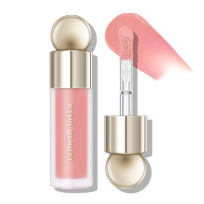 KYDA Liquid Blush, Matte Tinted for Cheeks, Lasting Dewy Finish, High Pigment Soft Creamy Blush, Blendable Lightweight Cover-Nude Pink