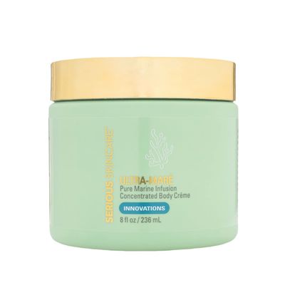 Serious Skincare Ultra-Mare Pure Marine Infusion Body Cream - Revitalize Dry Skin - Marine Peptides &amp; Minerals - Shea Butter - Algae Extracts - 8 oz.