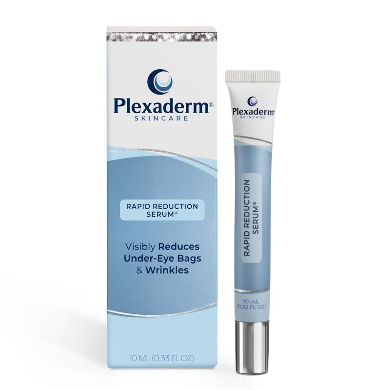 Plexaderm Rapid Reduction Eye Serum - Advanced Formula Anti Aging Visibly Reduces Under-Eye Bags, Wrinkles, Dark Circles, Fine Lines &amp; Crow&#39;s Feet Instantly Instant Wrinkle Remover for Face