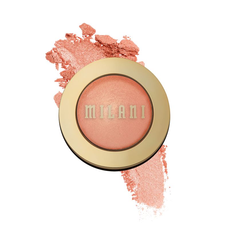 Milani Baked Blush - Luminoso (0.12 Ounce) Cruelty-Free Powder Blush - Shape, Contour &amp; Highlight Face for a Shimmery or Matte Finish