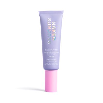 Naked Sundays CabanaCreme SPF 50 Daily Moisturizer &amp; Face Sunscreen - Hydrating Lightweight Cream with Hyaluronic Acid, Non-Comedogenic Primer, Broad Spectrum Facial SPF for Glowy Skin (50ml)