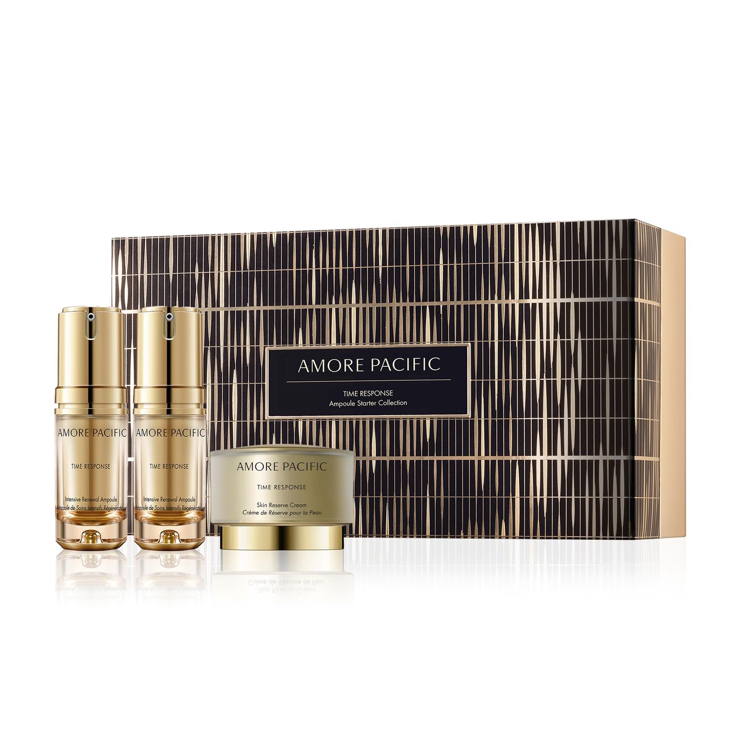 Time Response Intensive Renewal Cream &amp; Ampoule Set | Luxury Anti-Aging Korean Skincare