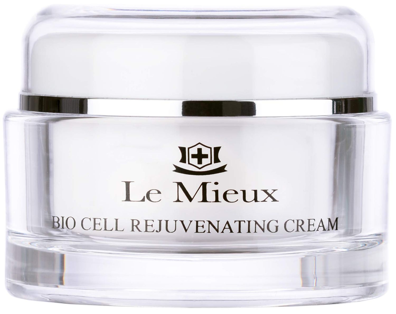 Le Mieux Bio Cell Rejuvenating Cream - Triple Peptide Facial Moisturizer with Hyaluronic Acid, Squalane &amp; Rose Hip, Night &amp; Day Cream for Face &amp; Neck, No Parabens or Sulfates (1.75 oz / 52 ml)
