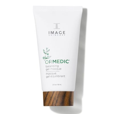 IMAGE Skincare, ORMEDIC Balancing Gel Masque, Helps to Refresh Dry, Tired-Looking Facial Skin, Made with Organic Aloe Vera and Botanical Extracts, 2oz