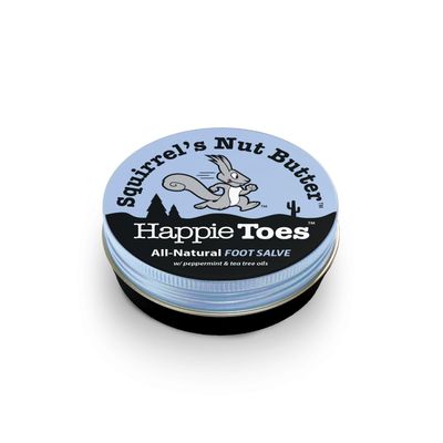 Squirrel&#39;s Nut Butter Happie Toes 2.0 oz Tin, Foot Care &amp; Blister Prevention