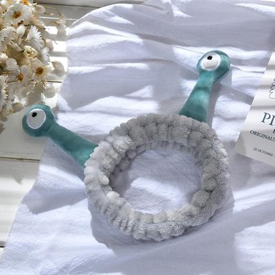 ZADEL Snail Makeup Headband, Creative Hair Band for Face Washing and Skin Care (Green)