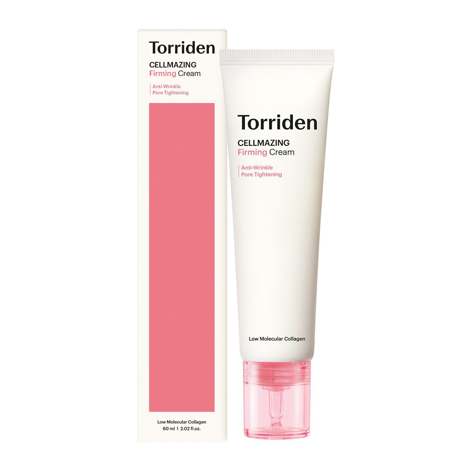 Torriden CELLMAZING Collagen Firming Cream 60ml (2.02 fl.oz.) | Improving Saggy Pore and Wrinkle | 5D Collagen Complex, Amino Acid Complex, Peptide